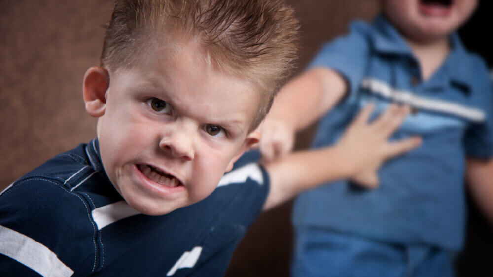 Angry toddler