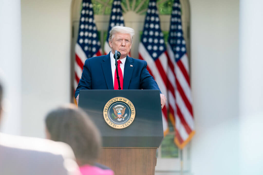 Donald Trump Podium